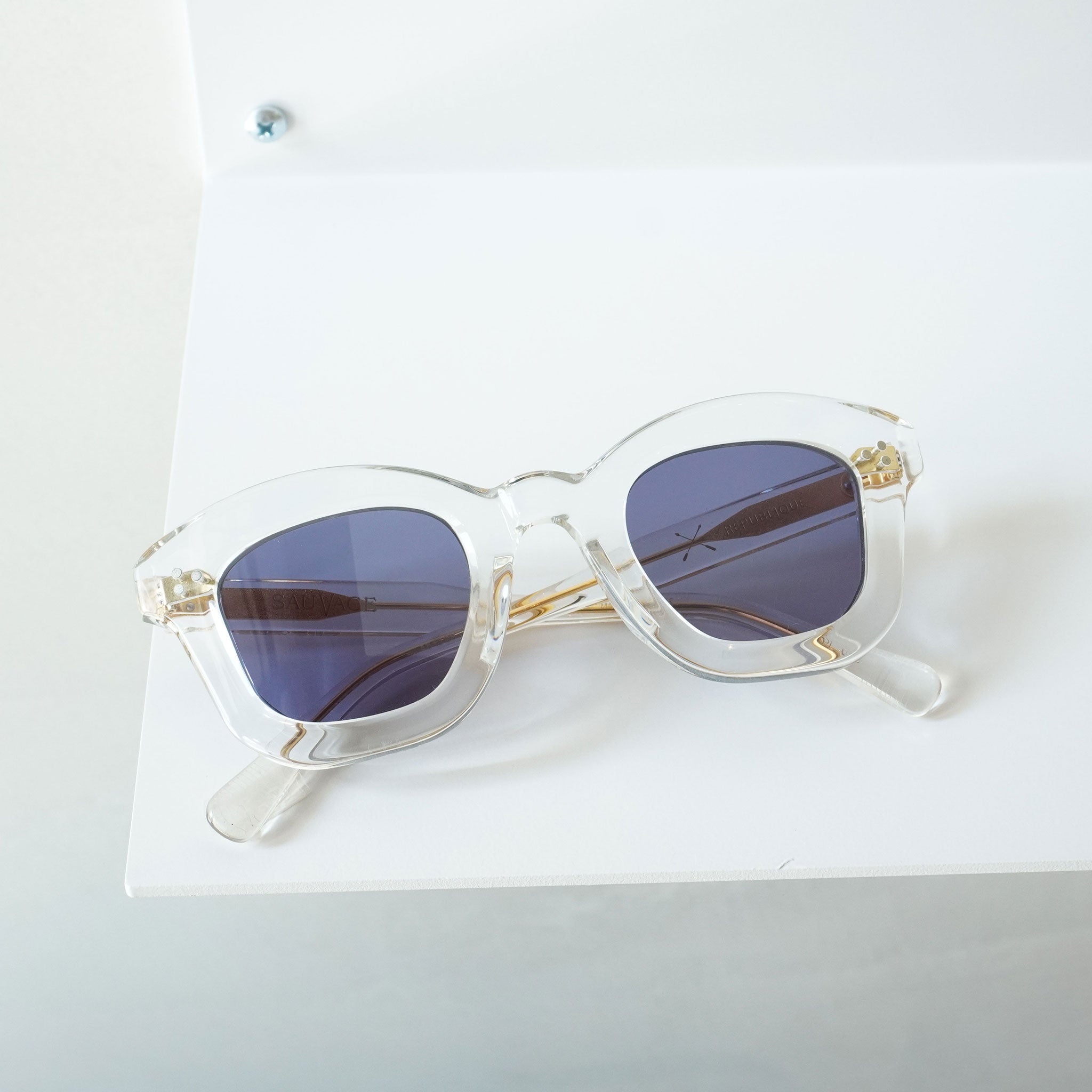 SAUVAGE サバージュ REPUBLIQUE SUN Clear Crystal サングラス – KRANC OPTICAL